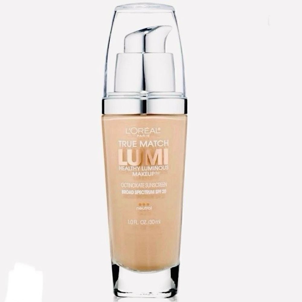 L'OREAL PARIS N1-2 Neutral True Match LUMI Healthy Luminous Foundation SPF 20